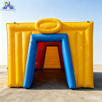 Tente gonflable colorée Lilytoys pour événements, abri gonflable commercial en PVC pour fêtes, location pour événements extérieurs