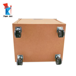 Cartone con ruote Custom bambino giocattolo scatola di immagazzinaggio in confezione <span class=keywords><strong>pieghevole</strong></span> - Product Image 5