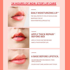 Baume à lèvres professionnel coréen en gel, végétalien, pour lèvres sèches et abîmées, réparation cosmétique, hydratant, <span class=keywords><strong>anti</strong></span>-rides, soin des lèvres - Product Image 3