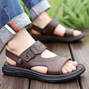 Men's Lightweight Cushioning Sports Casual Open Summer Outdoor Walking Beach Sandals Waterproof Breathable Arch <b>Support</b> Steel - Product Image 3