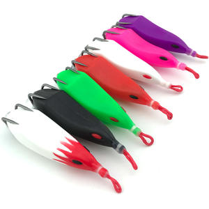 <span class=keywords><strong>Falcon</strong></span> modifié Thunderfrog Silicone grenouille leurre 7.5cm 16.5g noir King Kong crochet truite lac artificiel dur appât - Product Image 1