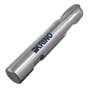 Krino-240051000ดอกกัด8% HSS-CO สองร่องรอบดอกกัดมีก้านเชื่อมชุดสั้น-8014249402879แบน - Product Image 3