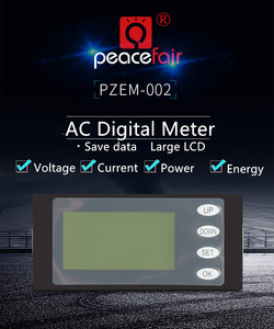 Peacefair PZEM-006 kỹ thuật số Bảng điều chỉnh điện áp mét 80-260V phạm vi 100A CT cuộn dây 6in1 AC hiện tại năng lượng wattmeter giai đoạn duy nhất - Product Image 2