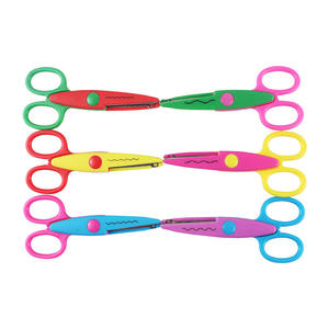 Album photo de bricolage fait à la main, <span class=keywords><strong>ciseaux</strong></span> amusants en papier pour la <span class=keywords><strong>maternelle</strong></span>, combinaison de sécurité pour enfants en dentelle de 5 pouces - Product Image 4