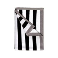 Custom Beach Towel Pure Cotton 32-thread Color-striped Gift Bath Towel, Water-absorbing Adult Reclining Chair Towel