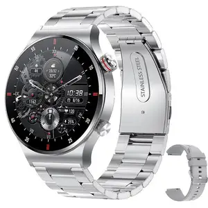 Smartwatch para homens qw33, relógio inteligente para homens, medidor de temperatura, pressão arterial e rastreador de condicionamento físico