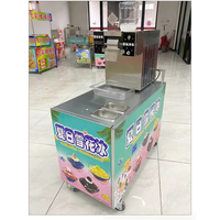 Machine à Bingsu coréenne multifonctionnelle pour faire des glaces à la neige, machine à glace en flocons auto-nettoyante