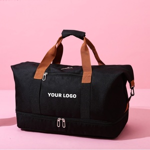 10 pièces peut logo personnalisé bagage à main <span class=keywords><strong>sac</strong></span> de <span class=keywords><strong>sport</strong></span> pour hommes femmes Fitness OEM <span class=keywords><strong>sac</strong></span> de <span class=keywords><strong>sport</strong></span> avec compartiment à chaussures <span class=keywords><strong>sac</strong></span> de voyage - Product Image 1