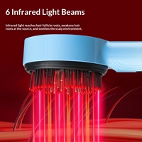 Système de Conduction Liquide Nano EMS à Courant Électrique Lumière Rouge, Applicateur d'Essence et d'Huile Rechargeable et Étanche