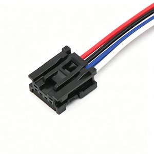 Faisceau de câblage automobile 4P en plastique noir, connecteur personnalisé, câble électrique automobile de couleur personnalisée pour équipement intérieur de voiture - Product Image 2