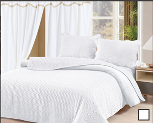 Cheap Solid Quilting <strong>King</strong> <strong>Size</strong> <strong>Bed</strong> <strong>Spreads</strong> Sets 7 Piece <strong>Bed</strong> Sheet and Curtain Set - Product Image 2