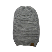Gorro de lana con estampado de calavera para invierno, gorro de lana con estampado de calavera para esquiar