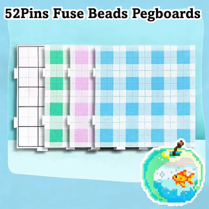 Planche à <span class=keywords><strong>perles</strong></span> de haute qualité à 52 aiguilles pour la création de puzzles DIY, artisanat fait main, décoration, modèle pour <span class=keywords><strong>perles</strong></span> Perler, outil pour <span class=keywords><strong>perles</strong></span> <span class=keywords><strong>Hama</strong></span>, résistant à la chaleur - Product Image 5