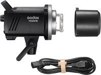 Flash de studio LED Godox-MS200V MS200-V 200W, lumière LED 2.4G GN53 5600K CCT avec lampe de modélisation LED, monture Bowens, stabilité de l'alimentation
