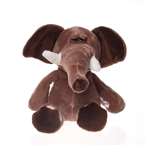 De dibujos animados 50 cm 70 cm 90 cm marrón de algodón tela suave elefante lindo para los niños del bebé dormir - Product Image 2