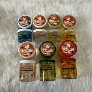 Gel coiffant écologique à prix d'usine, gel coiffant brillant, contrôle des bords, tenue forte, cheveux naturels, huile d'olive, huile de ricin noire - Product Image 3