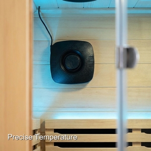 Saunas extérieurs résistants aux intempéries, conçus avec une finition rustique en pin et un toit en bardeaux bitumés pour une utilisation en <span class=keywords><strong>jardin</strong></span>. - Product Image 2