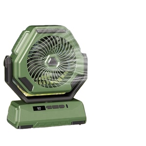 2025 New Arrivals Kc Pse Usb Rechargeable <b>Table</b> Ventilator Led Lamp With Power Bank Portable Camping Fan - Product Image 1