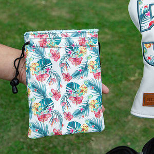 Pochette de golf miniature de haute qualité en PU avec impression, fermeture à cordon, accessoire de golf - Product Image 6