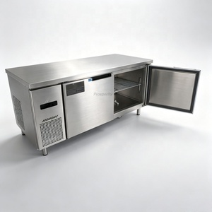 -30 ℃   Congélateur commercial ultra basse température sous comptoir, table de travail de cuisine en acier inoxydable avec réfrigérateur - Product Image 1