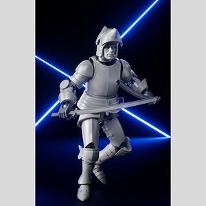 Upgraded 3D Printed Medieval Warrior Articulated <b>Action</b> <b>Figure</b> Movable Joint Fidget Desk Toy - Product Image 1