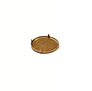Stone Setting for 19mm Round Stone Crystal Brass Jewelry Findings Wholesale - Product Image 3