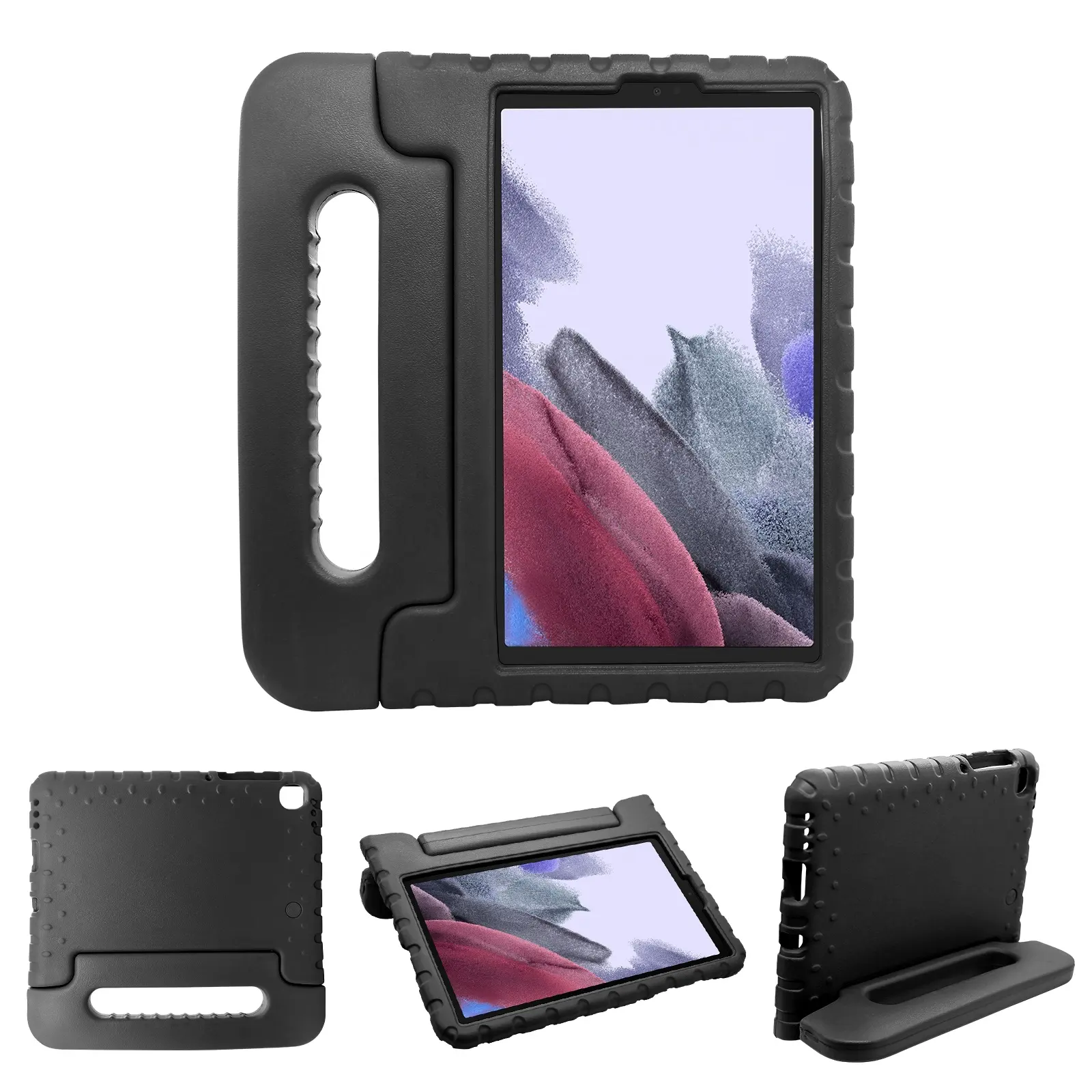 Best Sell Case for Samsung TAB A8 10.5" 2021 X200 / X201, Shockproof Light Weight Protection Handle Stand Kids Cover