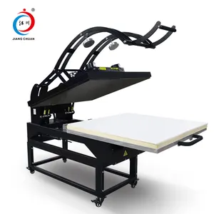 80*100cm Large Format Clamshell Heat press machine Tendo magnetismo Máquina automática de elevação de alta pressão sublimação transferência