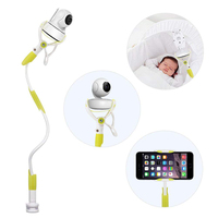 Support de téléphone portable à col de cygne, pince universelle, support de téléphone paresseux avec bras flexible long, poignée pour téléphones de 4,0 à 6,3 pouces