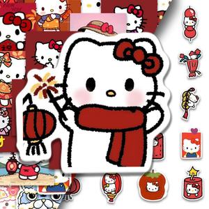 Autocollants personnalisés imperméables en PVC pour le Nouvel An avec impression résistante aux UV, design holographique, 100 pièces pour étiquettes publicitaires - Product Image 2