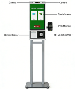 Terminal Inteligente de Autoservicio con Pantalla Táctil para Comida Rápida, Máquina de Pago de Facturas, Kiosco de Pedidos y Pagos - Product Image 3