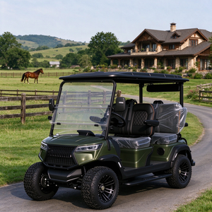 Carrito de Golf Eléctrico de 4 Plazas con Pintura de Color Personalizada, Suspensión Independiente, Vehículo de Transporte para Club de Golf - Product Image 1