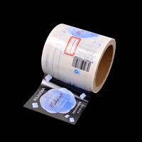 Rouleau d'autocollants en vinyle avec logo personnalisé pour bouteille d'eau, canette de boisson, autocollants transparents imperméables autocollants