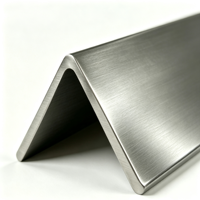 Barre d'angle égal en acier inoxydable 304 de qualité industrielle, taille personnalisée pour le traitement mécanique