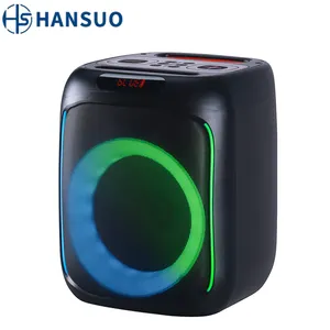 HANSUO Outdoor Subwoofer Sound Woofer Portable KaraokeAudio TWS Wireless Speakers Bocinas With Blue Tooth HS-TS06C6A