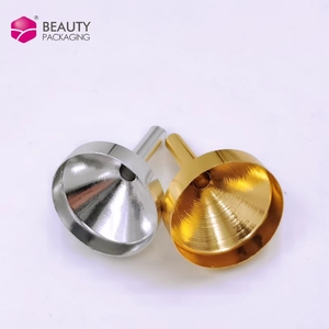 Funil de metal de alumínio preto para recarga de perfume em estoque por atacado ouro prata - Product Image 6