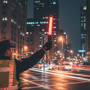 Bâton de signalisation à LED rechargeable IP65 étanche multi-mode voyant d'avertissement pour la sécurité - Product Image 6