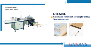 Cuốn sách tập thể dục Máy làm linghang cuốn sách LH-E500 ràng buộc tự động khâu & gấp máy giấy (gấp lên) - Product Image 3