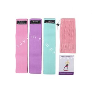 Bandes de Résistance Élastiques Personnalisées pour Fitness, Squat, Lifting des Fesses et des Hanches, Équipement de Gym et Studio de Pilates - Product Image 4
