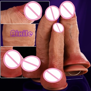 Dildo Realista <span class=keywords><strong>con</strong></span> Ventosa para Juego <span class=keywords><strong>con</strong></span> Manos Libres, Cabeza Fálica Suave y Carnosa Insertable para Placer Intenso, Juguete Anal para Punto G - Product Image 2