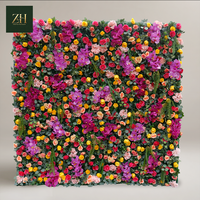 Mur de fleurs artificielles 3D très demandé, toile de fond florale de roses, décoration murale pour photomaton de mariage en extérieur