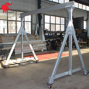 Gru a Portale Portatile da Esterno a Buon Prezzo, 200 kg 500 kg 1000 kg 1 Tonnellata 2 Tonnellate 3 Tonnellate, Gru a Portale in Alluminio in Vendita - Product Image 1