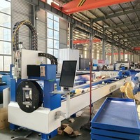 Máquina de Corte Láser de Fibra CNC CORAL CRL-6012QG-A de 3000W, Cortadora Automática de Tubos Metálicos, Directo de Fábrica