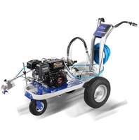 SHOWWAY SW-5D main-poussée Airless ligne Striper chaussée peinture à froid Machine de marquage routier Parking peinture ligne rayage Machine