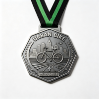 Médailles de jeu sportives personnalisées pour les événements sportifs et les compétitions, badges de récompense à ruban coloré personnalisés