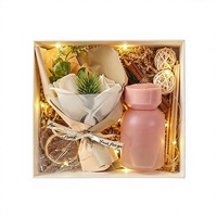 Coffret Cadeau d'Aromathérapie - Cadeau de Fête des Mères et des Enseignants, Parfum Longue Durée (90-120 Jours), Ornement Désodorisant Artistique pour Voiture