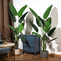 Plantes artificielles de haute qualité en pot, palmiers réalistes pour la décoration intérieure et extérieure, vente chaude directe usine