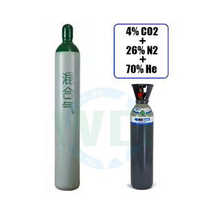 Cilindro de Gas Multiusos con Mezcla de 4% de Dióxido de Carbono + 26% de Nitrógeno + 70% de Helio para Deportes de Buceo - Product Image 2