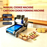 Machine à extruder les biscuits manuelle commerciale, multi-formes, petite machine de production de biscuits pour boulangerie, usine
