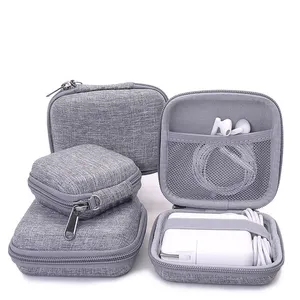 SY252 공장 도매 현대 간단한 데이터 케이블 여행 충전기 주최자 파우치 이어폰 가방 휴대용 보관 가방